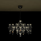 Moderno Creativo LED Cristallo Lucciola Luster Lampadario Stellato