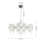 Moderno Creativo LED Cristallo Lucciola Luster Lampadario Stellato