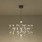 Moderno Creativo LED Cristallo Lucciola Luster Lampadario Stellato