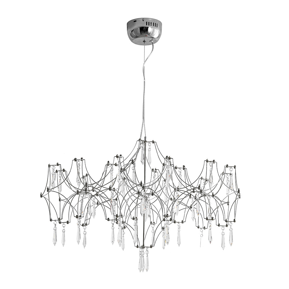 Moderno Creativo LED Cristallo Lucciola Luster Lampadario Stellato