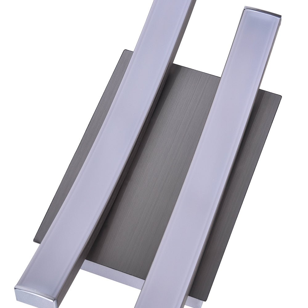 Moderno Lampadario LED Curvo Semi Flush per Bagno