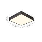 Montaggio a Soffitto Quadrato LED in Resina Moderna