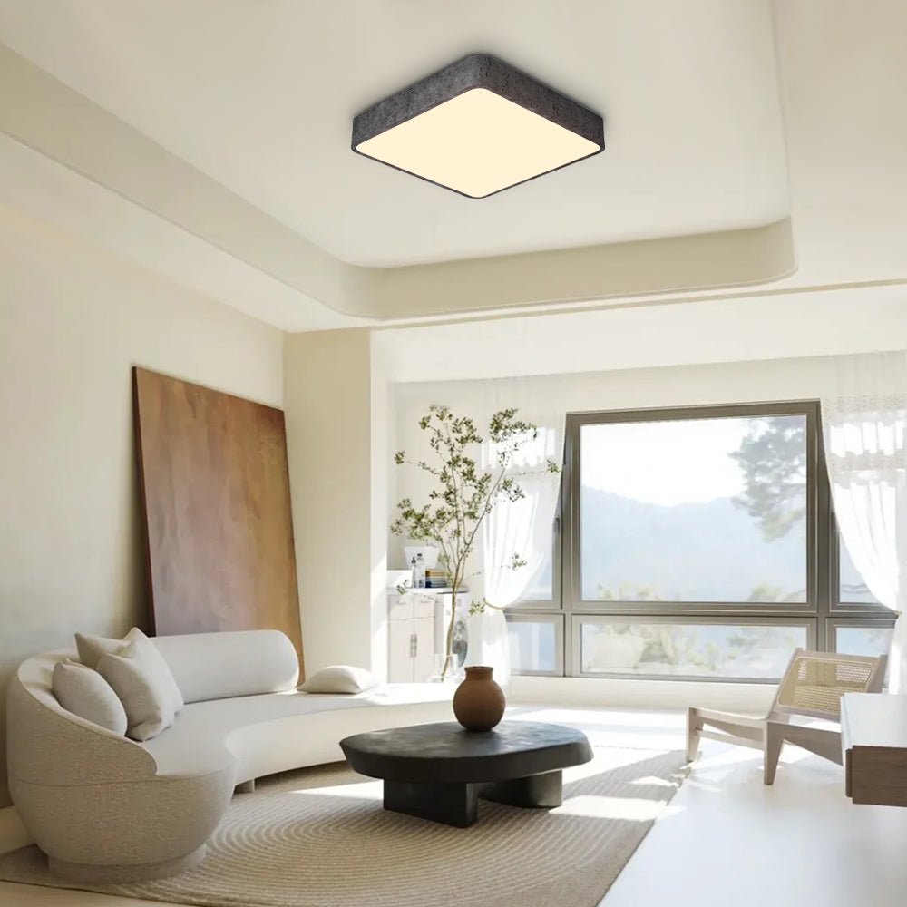Montaggio a Soffitto Quadrato LED in Resina Moderna