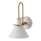 Moderna Luce da Parete a Cono con 1 Lampadina per Comodino