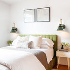 Moderna Luce da Parete a Cono con 1 Lampadina per Comodino