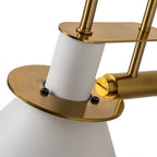 Moderna Luce da Parete a Cono con 1 Lampadina per Comodino