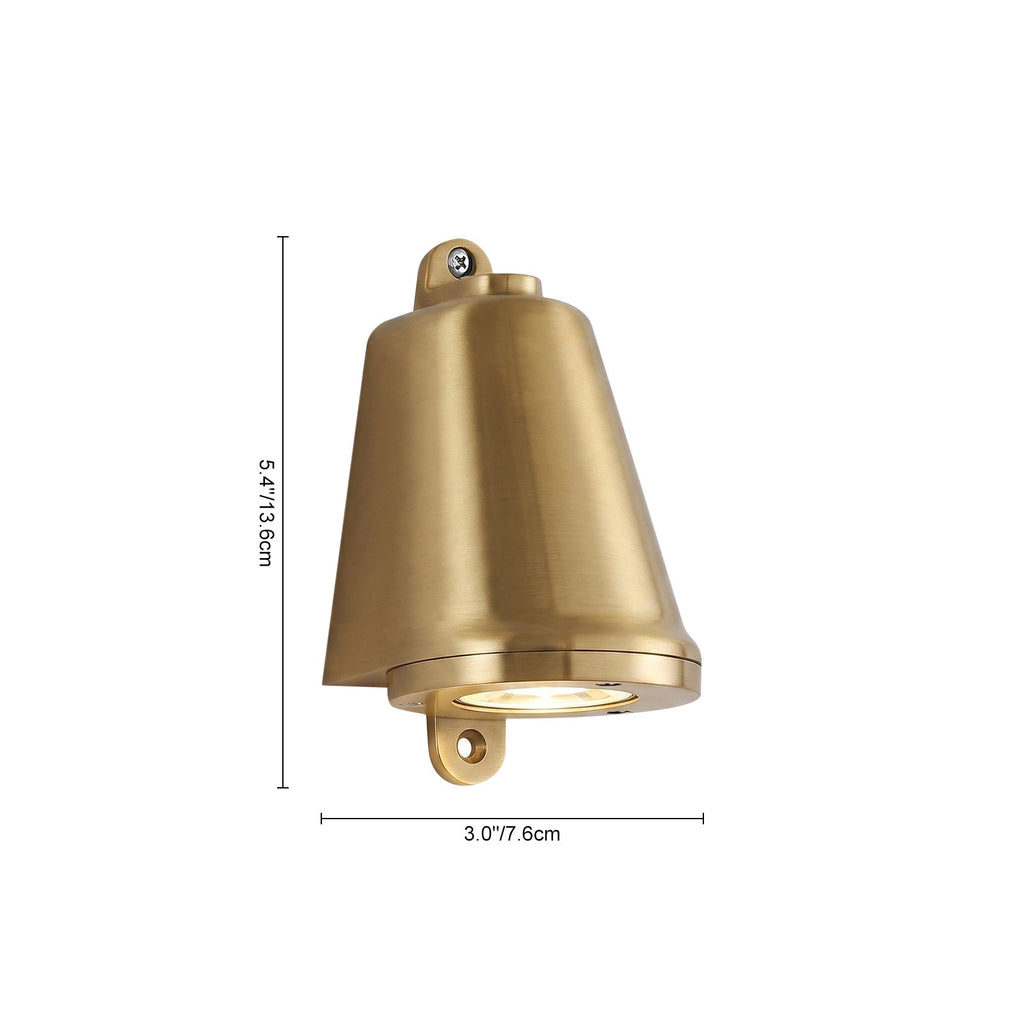 Moderna Industriale Lampada da Parete LED Esterno a Campana 1 Luce IP65