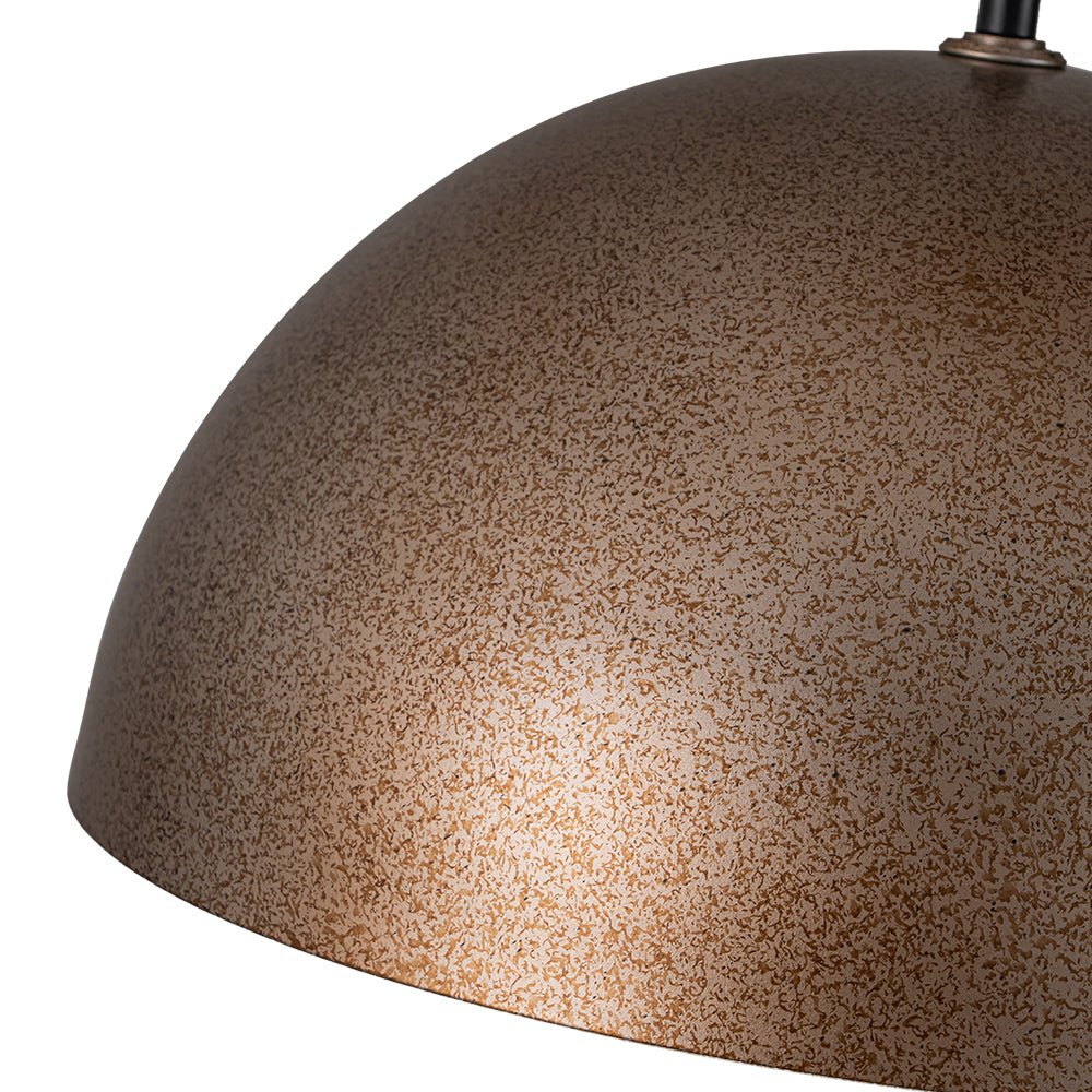 Lampada a sospensione in metallo a cupola con 1 luce per zona pranzo