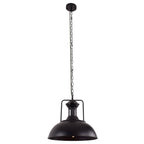 Moderno Industriale Lampada a Sospensione a Cupola in Metallo con 1 Luce