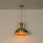 Moderno Industriale Lampada a Sospensione a Cupola in Metallo con 1 Luce