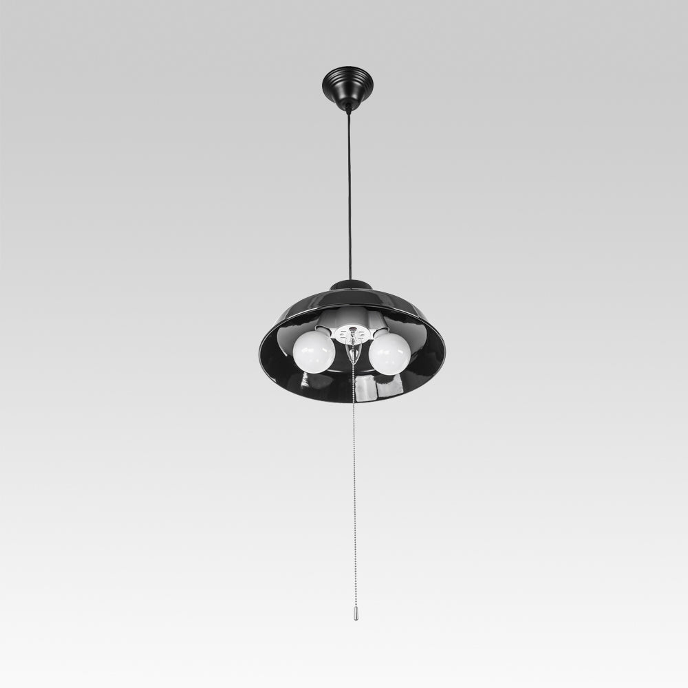 Lampadario a cupola moderna con 3 luci