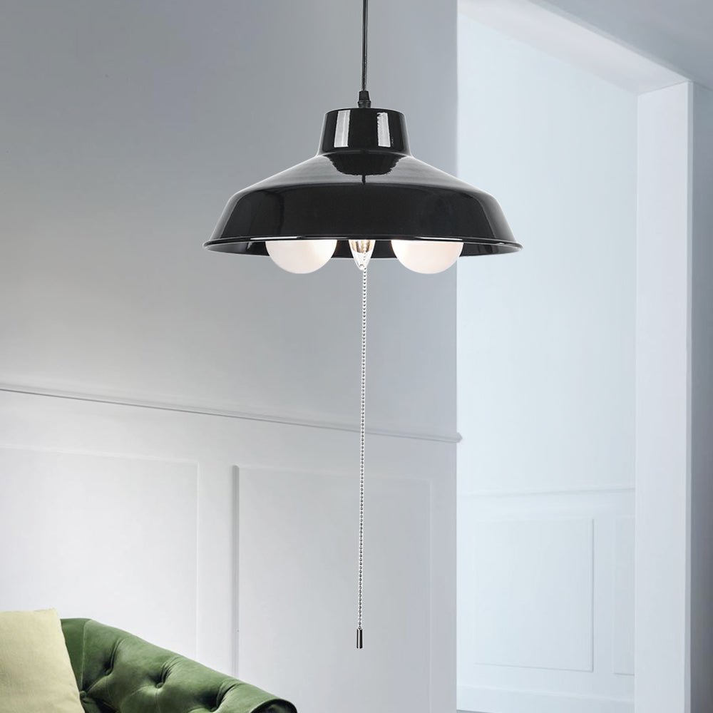 Lampadario a cupola moderna con 3 luci