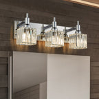 Moderna Luce da Parete per Bagno in Cristallo di Lusso