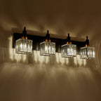 Moderna Luce da Parete per Bagno in Cristallo di Lusso