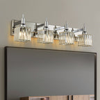 Moderna Luce da Parete per Bagno in Cristallo di Lusso