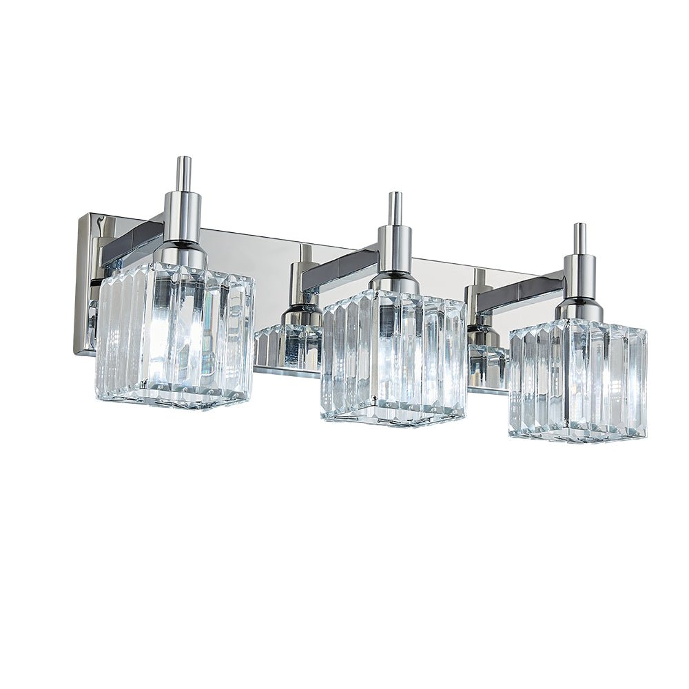 Moderna Luce da Parete per Bagno in Cristallo di Lusso