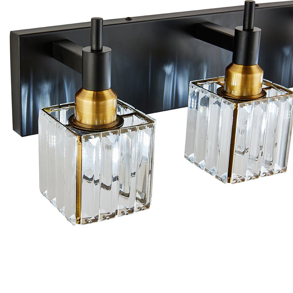 Moderna Luce da Parete per Bagno in Cristallo di Lusso