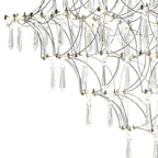 Lampadario in Cristallo LED a Stella con Rami di Lusso Moderno