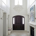 Lampadario in Cristallo LED a Stella con Rami di Lusso Moderno