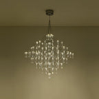 Lampadario in Cristallo LED a Stella con Rami di Lusso Moderno