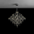 Lampadario in Cristallo LED a Stella con Rami di Lusso Moderno