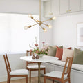 Luce Sputnik Moderno Mid-Century a 6 Luci