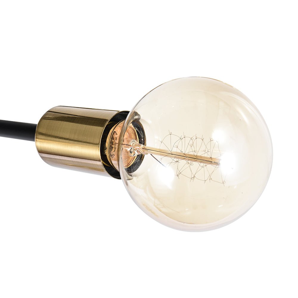 Moderno Semi Flush Mount Sputnik a 6 Luci in Stile Mid-Century