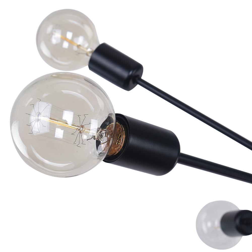 Moderno Lampadario Sputnik a 9 Luci in Stile Mid-Century