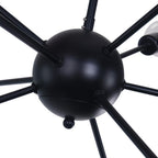 Moderno Lampadario Sputnik a 9 Luci in Stile Mid-Century