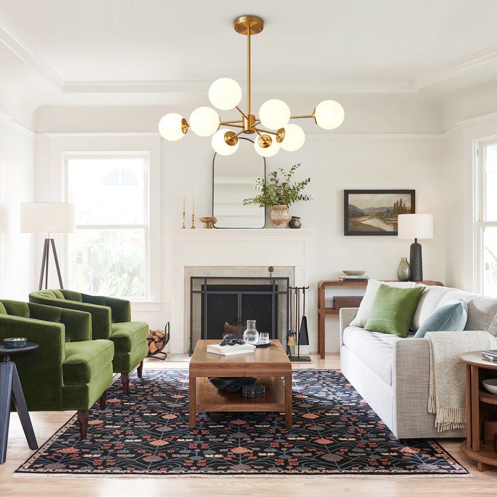Moderno Lampadario Bubble Sputnik in Stile Mid-Century