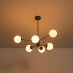 Moderno Lampadario Bubble Sputnik in Stile Mid-Century