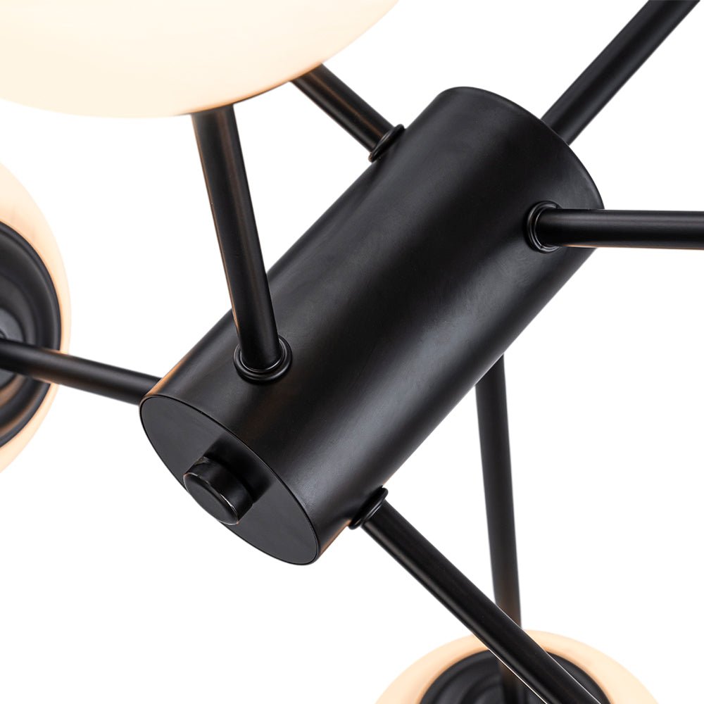 Moderno Lampadario Bubble Sputnik in Stile Mid-Century