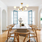 Moderno Lampadario Bubble Sputnik in Stile Mid-Century