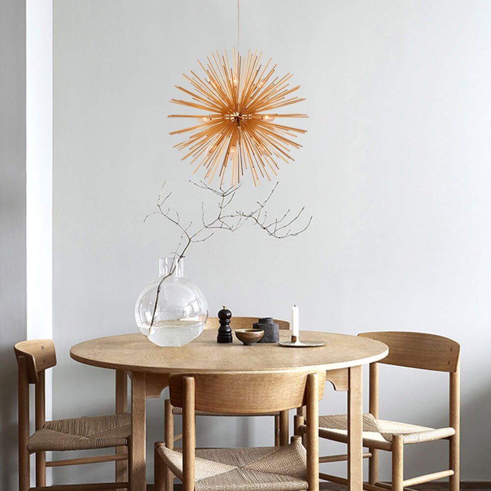 Moderna Lampada Sputnik Sunburst in Stile Mid-Century