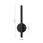 Moderna Lampada da Parete LED Lineare Minimalista a 1 Luce