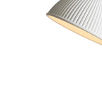 Lampadario a Cupola in Resina Rigata Minimalista Moderna a 1 Luce