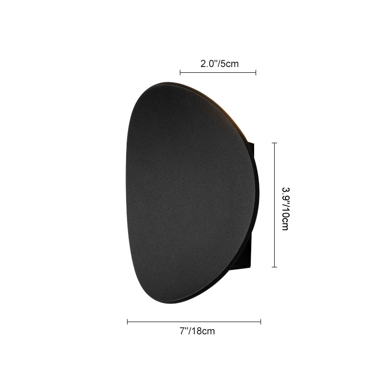 Applique da parete LED rotonda curva moderna minimalista