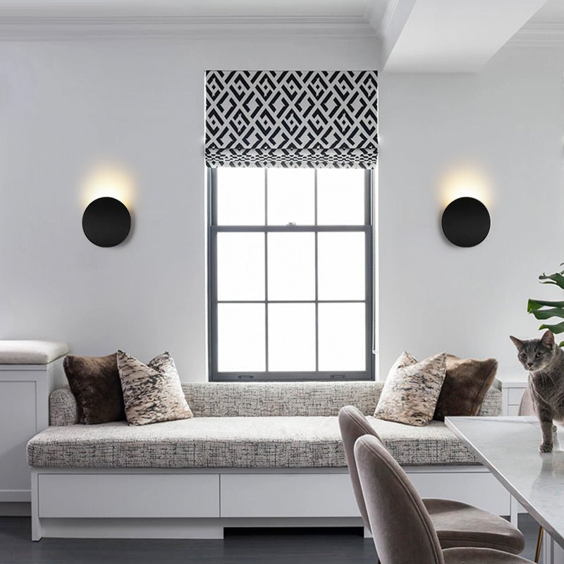 Applique da parete LED rotonda curva moderna minimalista