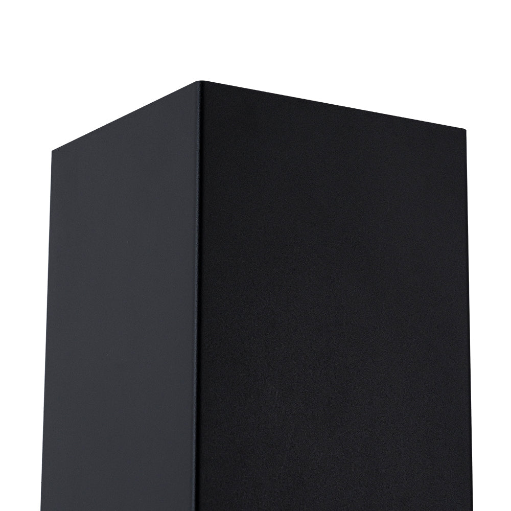 Applique da esterno a LED rettangolare nera minimalista moderna IP54