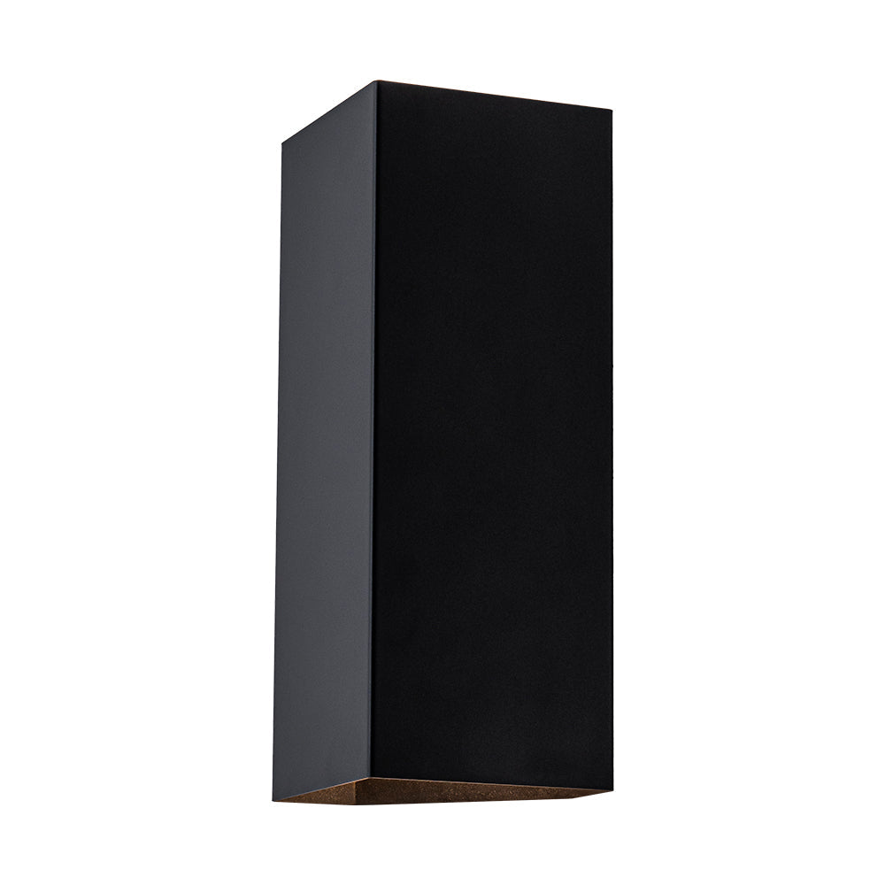 Applique da esterno a LED rettangolare nera minimalista moderna IP54