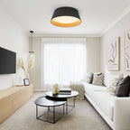 Moderno Minimalista Lampada da Soffitto a LED Conica con Finitura in Legno