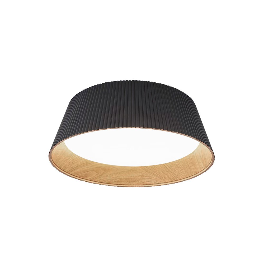 Moderno Minimalista Lampada da Soffitto a LED Conica con Finitura in Legno