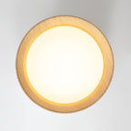 Moderno Minimalista Lampada da Soffitto a LED Conica con Finitura in Legno