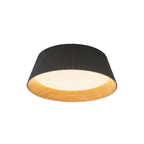 Moderno Minimalista Lampada da Soffitto a LED Conica con Finitura in Legno