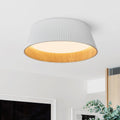 Moderno Minimalista Lampada da Soffitto a LED Conica con Finitura in Legno