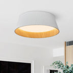 Moderno Minimalista Lampada da Soffitto a LED Conica con Finitura in Legno