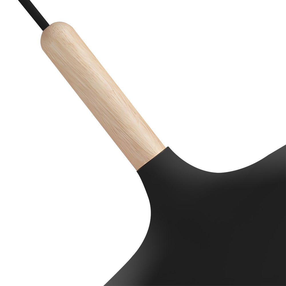 Moderna Nordic Lampada a Sospensione con Accenti in Legno a Cupola da 1 Luce