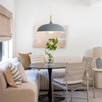 Moderna Nordic Lampada a Sospensione con Accenti in Legno a Cupola da 1 Luce