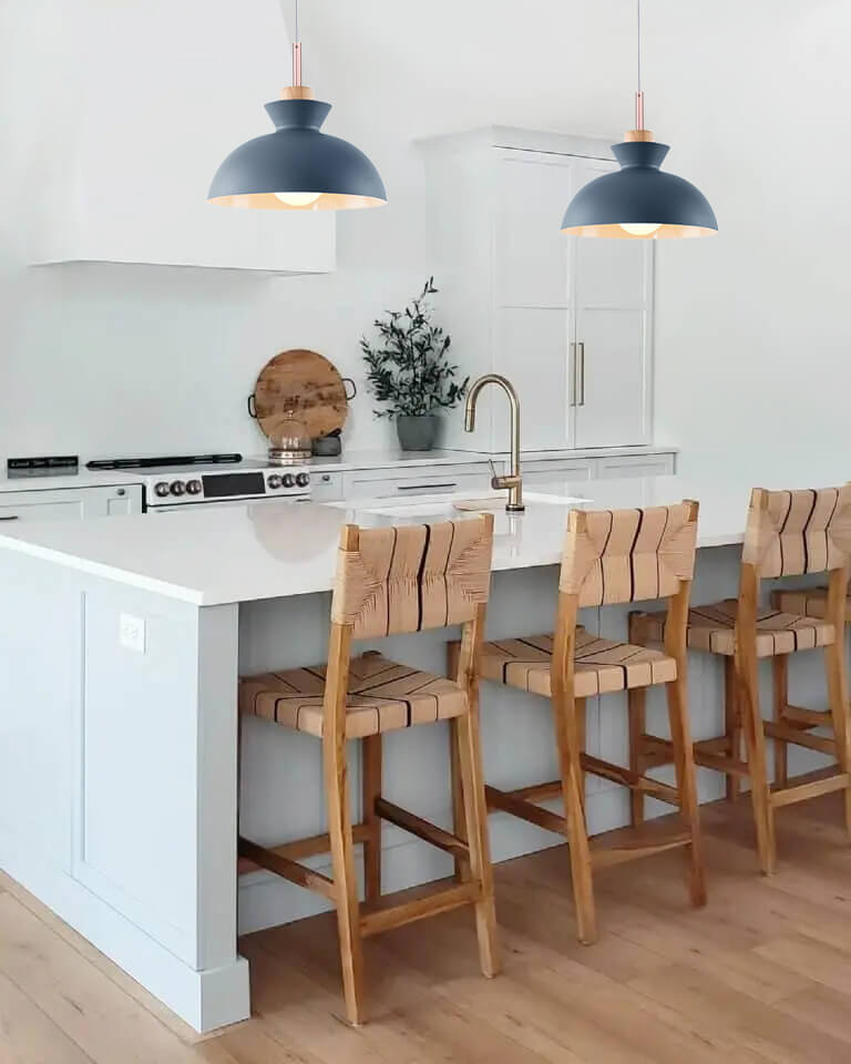 Moderna Lampada a Sospensione a Cupola per Cucina