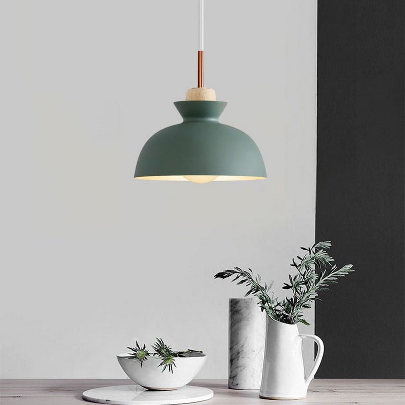 Moderna Lampada a Sospensione a Cupola per Cucina